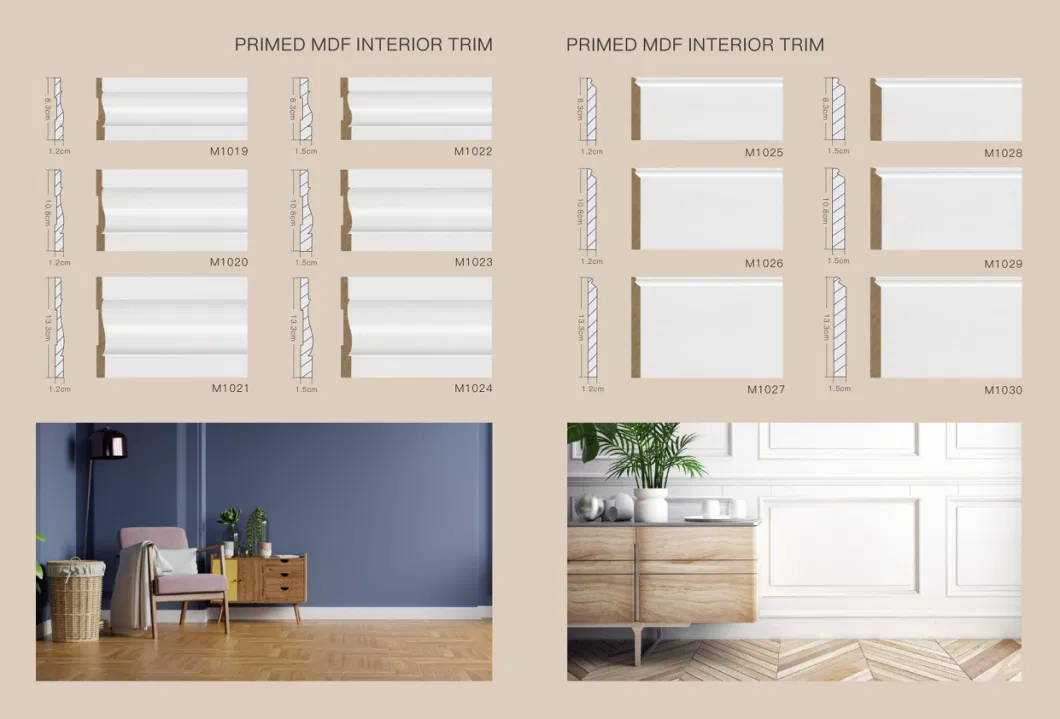 Stable Quality Light Weight Pine Crown Moulding