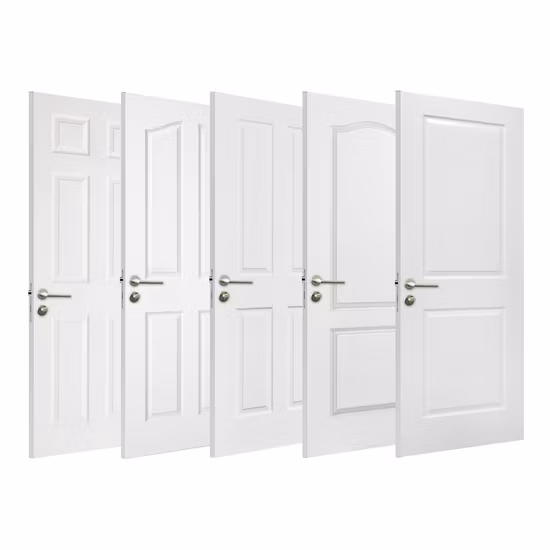 Canada Distribution 30X80 Hollow Core Flush Berkeley Design HDF Moulded Door